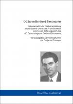 Cover-Bild 100 Jahre Berthold Simonsohn