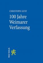Cover-Bild 100 Jahre Weimarer Verfassung