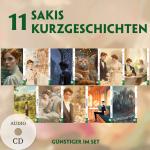 Cover-Bild 11 Sakis Kurzgeschichten (11 Bücher + Audio-CDs) - Frank-Lesemethode - Kommentierte zweisprachige Ausgabe Englisch-Deutsch