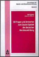 Cover-Bild 120 Fragen und Antworten zum Dualen System der deutschen Berufsausbildung