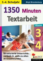 Cover-Bild 1350 Minuten Textarbeit / Klasse 3-4