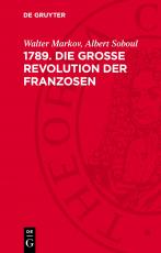 Cover-Bild 1789. Die Große Revolution der Franzosen