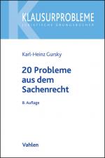 Cover-Bild 20 Probleme aus dem Sachenrecht