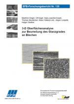 Cover-Bild 3-D Oberflächenanalyse zur Beurteilung des Glanzgrades an Blechen