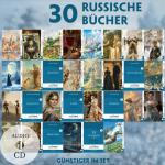Cover-Bild 30 russische Bücher (30 Bücher + Audio-CDs) - Frank-Lesemethode - Kommentierte zweisprachige Ausgabe Russisch-Deutsch