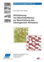 Cover-Bild 3D-Erfassung von Blechoberflächen zur Beschreibung des tribologischen Verhaltens