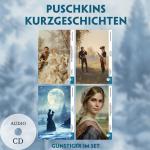 Cover-Bild 4 Puschkins Kurzgeschichten (4 Bücher + Audio-CDs) - Frank-Lesemethode - Kommentierte zweisprachige Ausgabe Russisch-Deutsch
