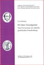 Cover-Bild 60 Jahre Grundgesetz