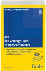 Cover-Bild ABC der Vertrags- und Testamentsmuster