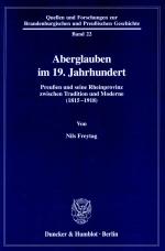 Cover-Bild Aberglauben im 19. Jahrhundert.