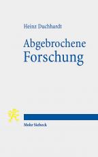 Cover-Bild Abgebrochene Forschung