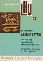 Cover-Bild Abitur Latein