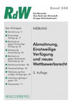 Cover-Bild Abmahnung, Einstweilige Verfügung und neues Wettbewerbsrecht