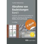 Cover-Bild Abnahme von Bauleistungen, 6.A. Band I - E-Book (PDF)