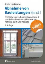 Cover-Bild Abnahme von Bauleistungen Band 1 - E-Book (PDF)