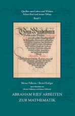 Cover-Bild Abraham Ries’ Arbeiten zur Mathematik