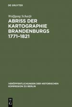 Cover-Bild Abriss der Kartographie Brandenburgs 1771–1821