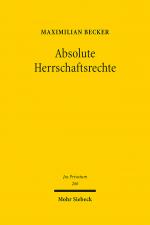 Cover-Bild Absolute Herrschaftsrechte