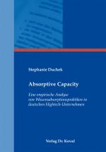 Cover-Bild Absorptive Capacity