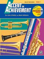 Cover-Bild Accent on Achievement, Book 1 (Mallet Percussion)