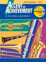 Cover-Bild Accent on Achievement, Book 1 (Piano Begleitband)