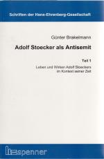 Cover-Bild Adolf Stoecker als Antisemit.