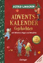 Cover-Bild Adventskalender-Geschichten mit Pippi, Michel und den Kindern aus Bullerbü