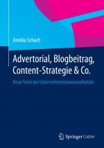 Cover-Bild Advertorial, Blogbeitrag, Content-Strategie & Co.