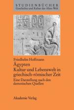 Cover-Bild Ägypten. Kultur und Lebenswelt in griechisch-römischer Zeit