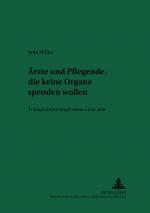 Cover-Bild Ärzte und Pflegende, die keine Organe spenden wollen