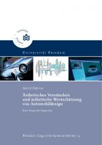 Cover-Bild Ästhetisches Verständnis und ästhetische Wertschätzung von Automobildesign