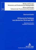 Cover-Bild Afrikanische Soldaten aus deutscher Sicht seit 1871