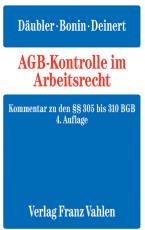 Cover-Bild AGB-Kontrolle im Arbeitsrecht