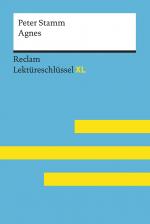 Cover-Bild Agnes von Peter Stamm: Lektüreschlüssel mit Inhaltsangabe, Interpretation, Prüfungsaufgaben mit Lösungen, Lernglossar. (Reclam Lektüreschlüssel XL)