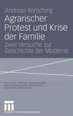 Cover-Bild Agrarischer Protest und Krise der Familie