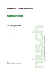 Cover-Bild Agrarrecht, Entwicklungen 2010