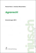 Cover-Bild Agrarrecht, Entwicklungen 2013