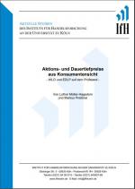 Cover-Bild Aktions- und Dauertiefpreise aus Konsumentensicht -HILO und EDLP auf dem Prüfstand-