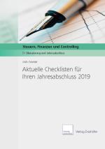 Cover-Bild Aktuelle Checklisten für Ihre Jahresabschlussarbeiten 2019