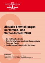 Cover-Bild Aktuelle Entwicklungen im Vereins- und Verbandsrecht 2020