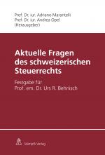 Cover-Bild Aktuelle Fragen des schweizerischen Steuerrechts