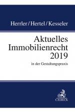 Cover-Bild Aktuelles Immobilienrecht 2019