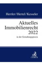 Cover-Bild Aktuelles Immobilienrecht 2022