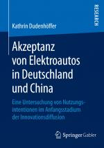 Cover-Bild Akzeptanz von Elektroautos in Deutschland und China