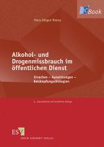 Cover-Bild Alkohol- und Drogenmissbrauch im öffentlichen Dienst