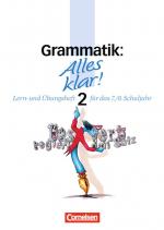 Cover-Bild Alles klar! - Deutsch - Sekundarstufe I - Bisherige Ausgabe / 7./8. Schuljahr - Grammatik 2