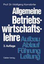 Cover-Bild Allgemeine Betriebswirtschaftslehre