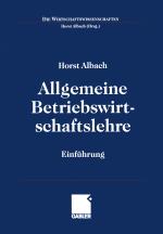 Cover-Bild Allgemeine Betriebswirtschaftslehre