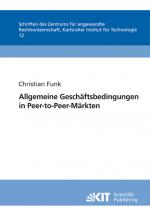 Cover-Bild Allgemeine Geschäftsbedingungen in Peer-to-Peer-Märkten