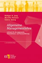 Cover-Bild Allgemeine Managementlehre
